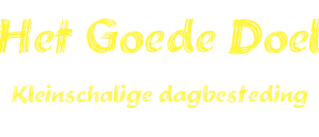 Het Goede Doel Oldemarkt logo